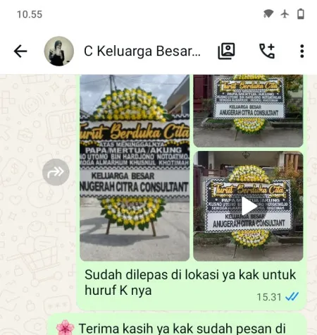 Pengiriman Papan Bunga Duka Paket Wedding Jakarta